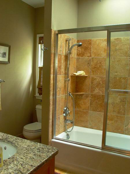 Aluminum Framed Shower and Tub Enclosure - Drexler Glass