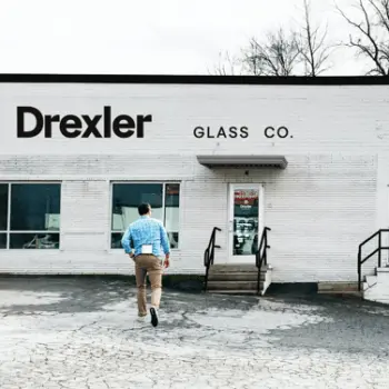 Drexler location with an employee walking in the door.